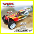 Grande escala gás gasolina Powered RC carro, rápido Gas powered RC Buggy